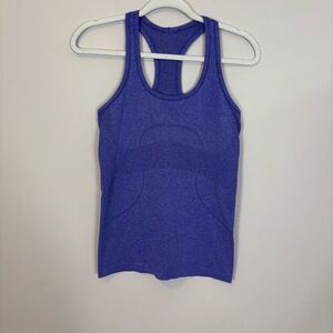 Lululemon Purple Swiftly Tech Racerback Tank Top Size 6